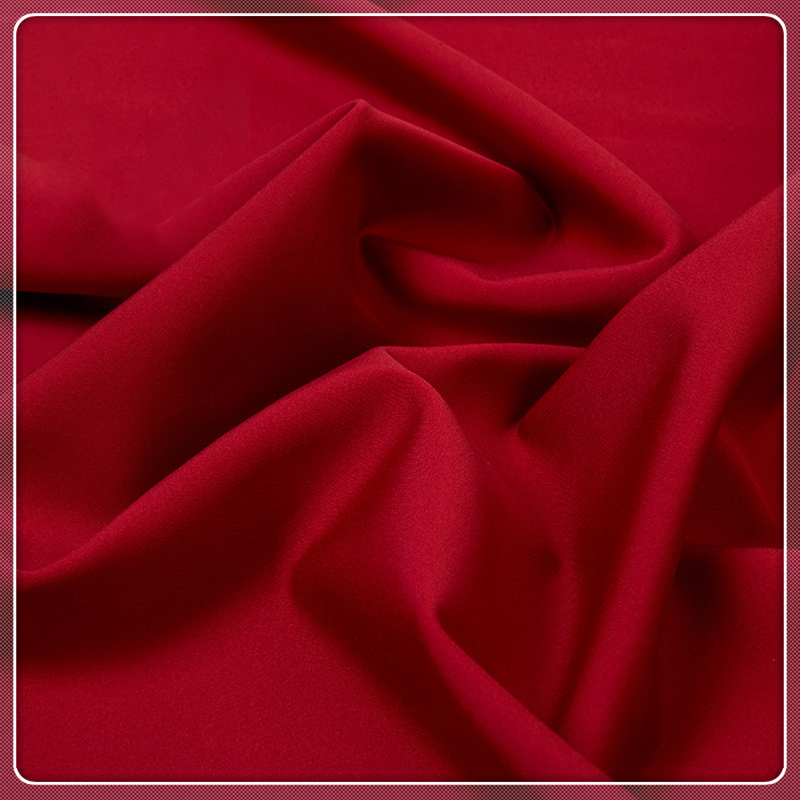 Width 150CM Red Blended Fabric - Double Sides